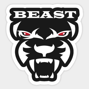 Blood Red Eye Beast Sticker